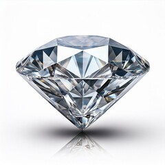 Rich dimond on white background isolated object