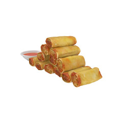 A close-up view of a traditional cake with a transparent background is suitable to complement your design needs