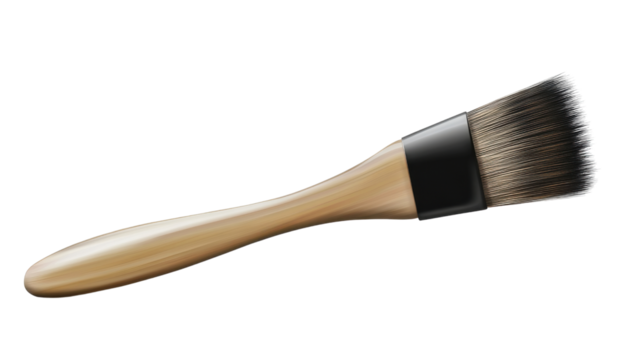 Paint brush isolated on white background 