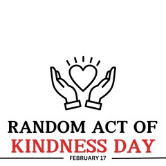 Obraz premium random act of kindness day 