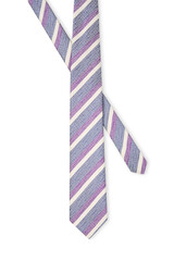 Navy purple necktie ( tie ) isolated on a white background + clipping path.