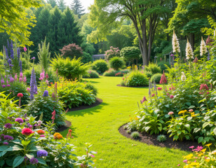 Obraz premium garden with flowers