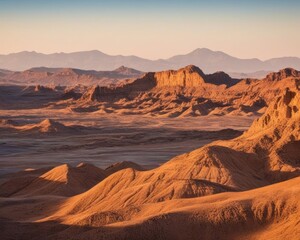 Naklejka premium Harsh Yet Beautiful Desert