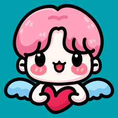 Cute boy cartoon drawings