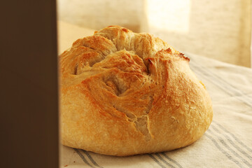 Homemade sourdough bread