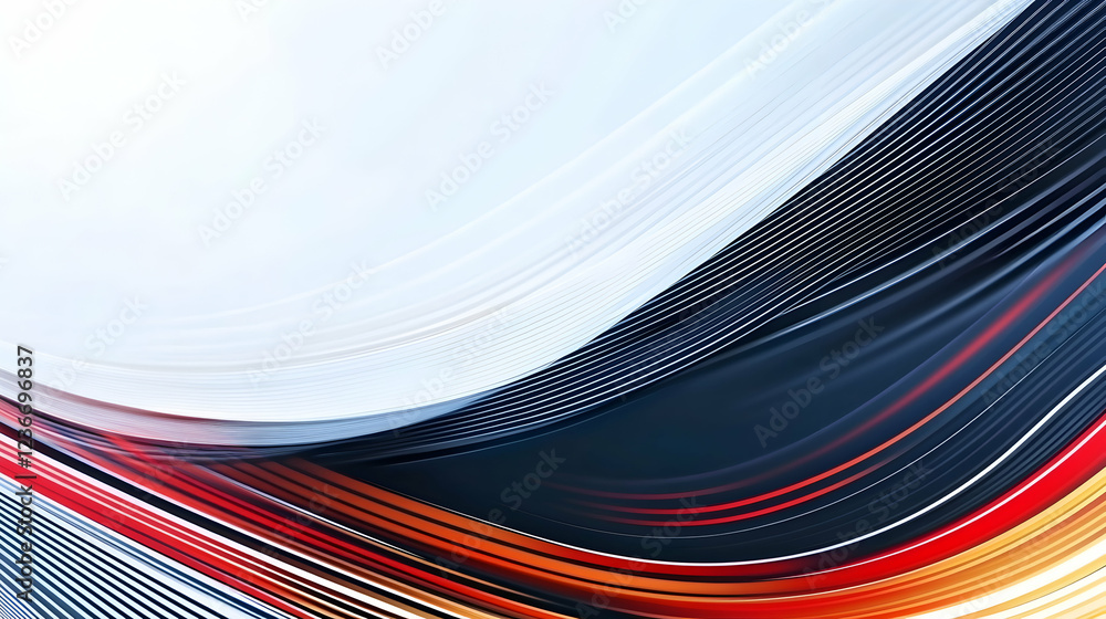 Poster abstract colorful wave design, background texture for website or presentation