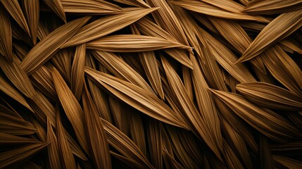 Warm-toned, dried leaves create a textured background.