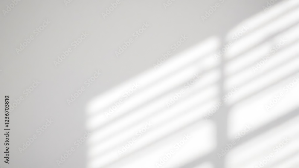 Aufkleber blurred overlay effect for photo and mockups. wall texture with organic drop diagonal shadow and ray