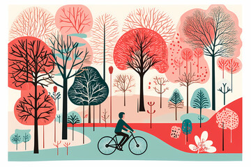 Close-up of a modern bicycle showcasing its wheel, frame, tire, and handlebar, highlighting sleek design and quality equipment for cycling enthusiasts.