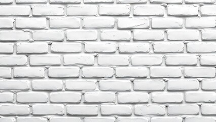 white brick wall seamless texture. Abstract architecture and loft interior, background.