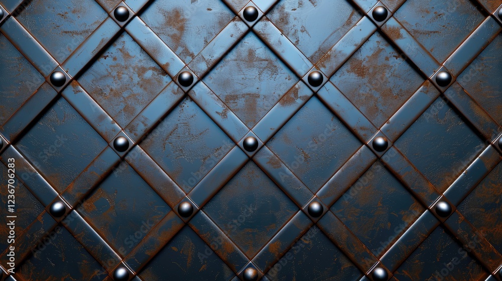 Poster rustic metal texture industrial background close-up image dark environment abstract concept for desi