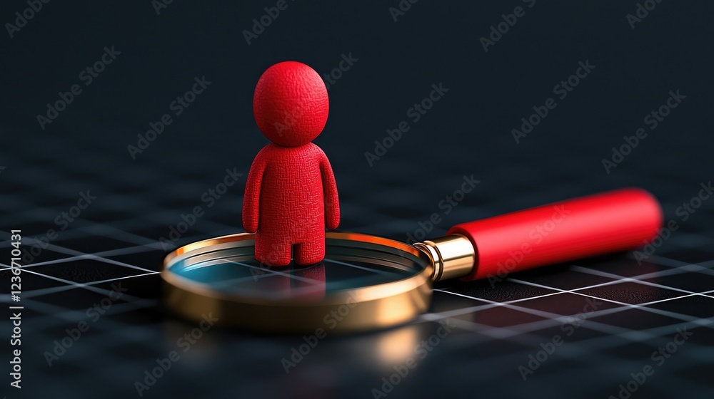 Poster exploring miniature models creative visualization techniques studio setting digital art close-up per
