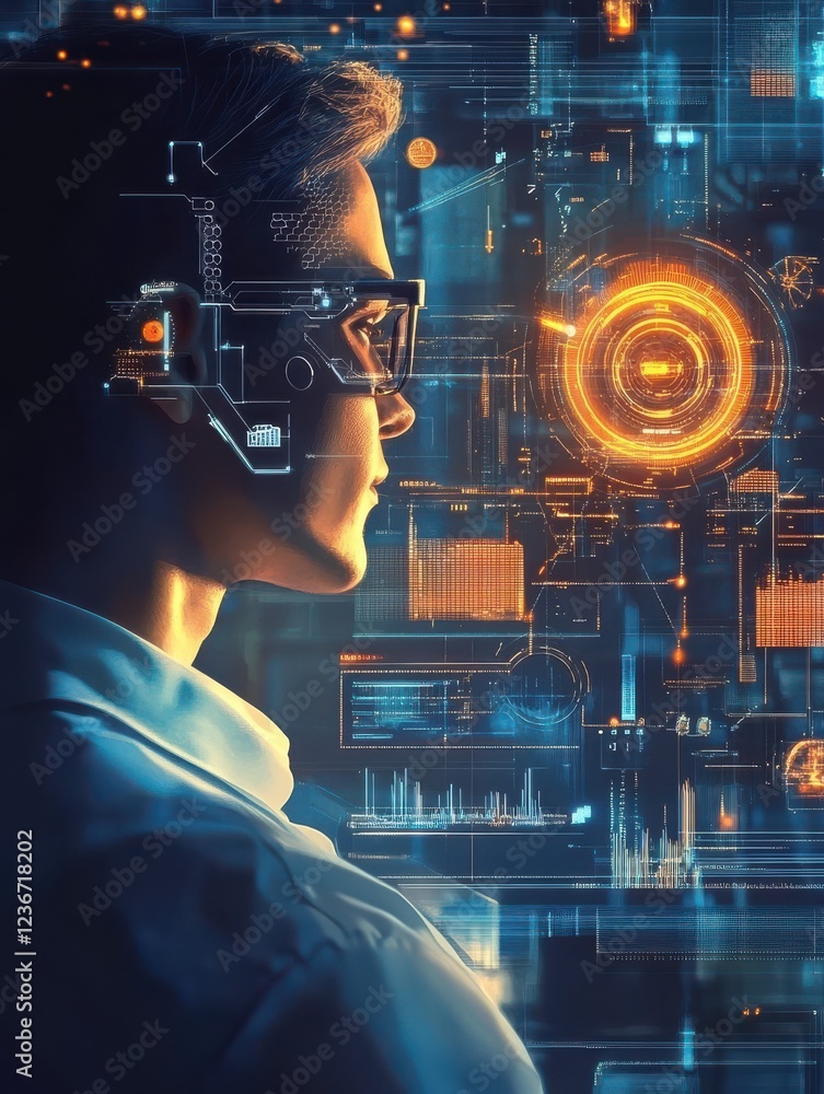Poster it project management abstract concept vector illustrations.