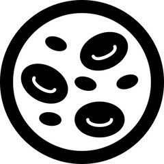 Fototapeta premium Blood Cells glyph icon