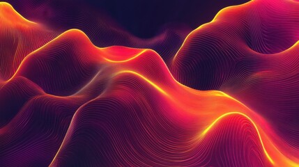 Obraz premium Big data flow technology and science vector background, tech abstraction with lines electronics and digital style in 3D dimensional perspective, abstract illustration.