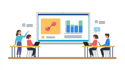 business people working in a meeting