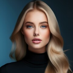 Naklejka premium Portrait einer jungen blonden Frau