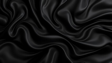 Obraz premium Elegant black background dark material texture with noise, dust, grain effect. Minimal, clean, modern and stylish backdrop. Dark mode. For web or print premium and luxury design. Dark Mode