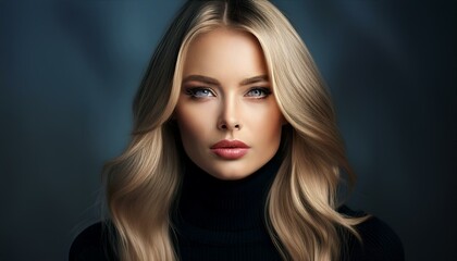Fototapeta premium Portrait einer jungen blonden Frau