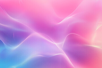 Obraz premium A luxurious abstract background with wavy, curved lines in rose gold, featuring a metallic shine and subtle grunge texture. 