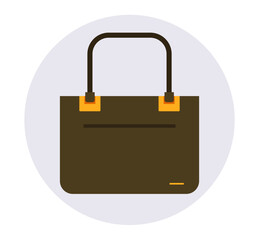 Women bag isolated concept. Vector graphic design illustration element