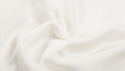 Obraz premium Elegant close up of ivory raw silks nubby texture and natural sheen