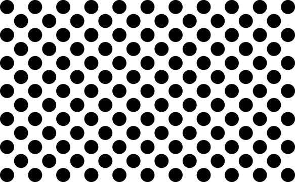 black and white polkadot pattern background