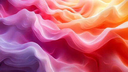 Obraz premium Abstract Colorful Wavy Gradient Landscape