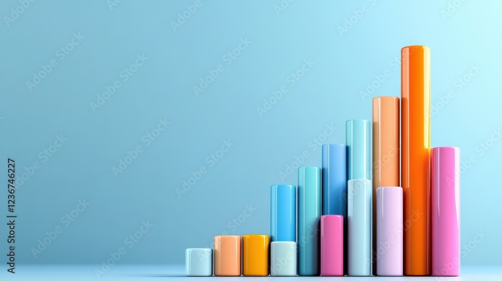 Poster a dynamic bar graph representing the top 10 most popular items in a category
