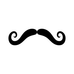 imperial mustache design element
