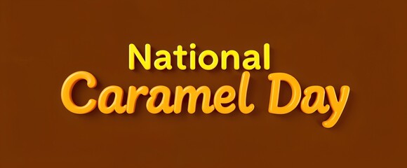 Celebrate National Caramel Day Indulge in sweet rich goodness of caramel treats