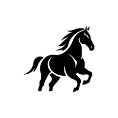 Obraz premium hores logo Vector illustration.