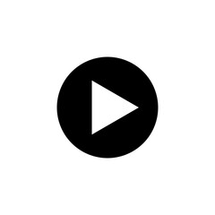 round video player icon