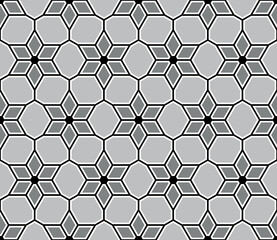 JPG Seamless girih pattern. Girih 6. Traditional Islamic Design. Mosque decoration element. Seamless geometric pattern. Seamless islamic pattern. Background illustration. Morocco seamless pattern.