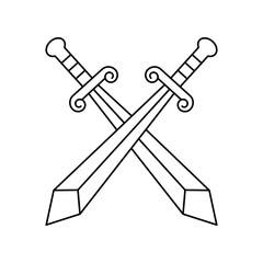 crossed sword element