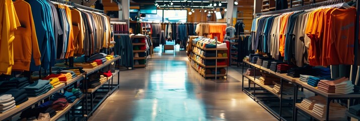Naklejka premium modern designed clothing store