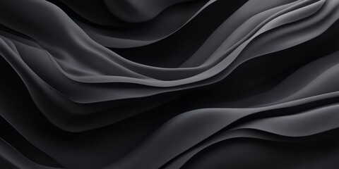 Fototapeta premium Sleek black minimal background with abstract shapes and subtle textures, creating a modern and elegant aesthetic