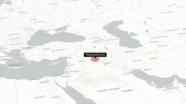 Exploring Mesopotamia Animated Map Overview, Geography, Culture, Landmarks, and Natural Wonders of the Region