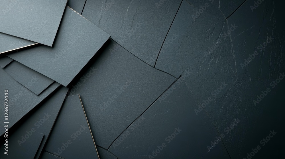 Poster background filled with disordered dark layers creating a chaotic aesthetic for design projects
