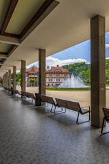 Luhacovice, picturesque spa town in Southern Moravia, Czech Republic
