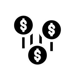 Obraz premium The three dollar signs could represent different types of donations, such as to a charity, a cause, or an individual.