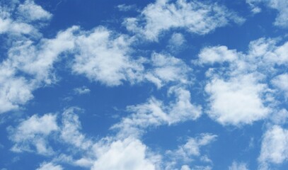 blue sky with clouds