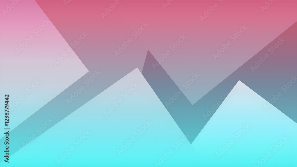 Poster gradient colour abstract shape pattern background