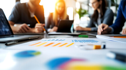 Enhancing teamwork in the office collaborative strategies for effective team meetings modern workspace business environment dynamic view