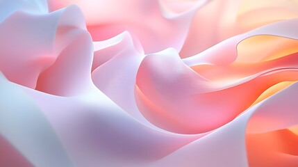 Obraz premium Abstract pink background with delicate rose petals, a close-up of nature's beautiful floral bloom for a romantic feel