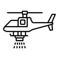 Firefighter Helicopter Icon
