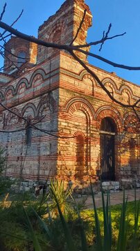 Church of Christ Pantocrator, 13th&ndash;14th centuries, city of Nesebar, Bulgaria.