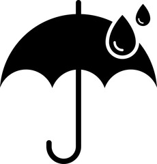 Waterproof Water Resistance icon Vector & PNG. Waterproof icon Water resistant icons set package Water drop protection concept Logo isolated on white background Vector illustration.