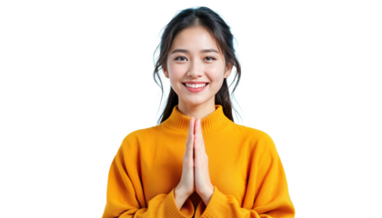 Smiling Young Asian Woman