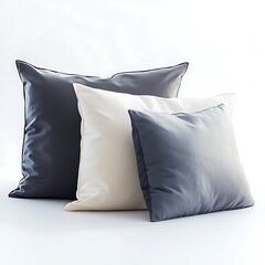 pillows on white background